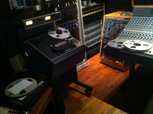 Master tapes for Matte Black's all analog project with Ampex 102