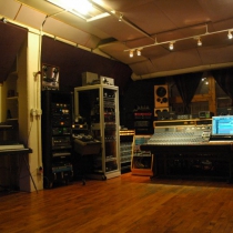 Control Room and neve 5315 at night