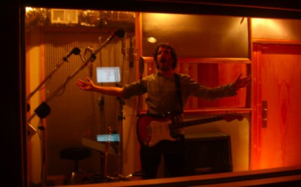 Flight of the Concords' Bret McKinsey in the MetroSonic vocal booth