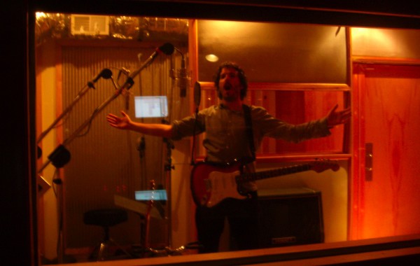 Flight of the Concords' Bret McKinsey in the MetroSonic vocal booth