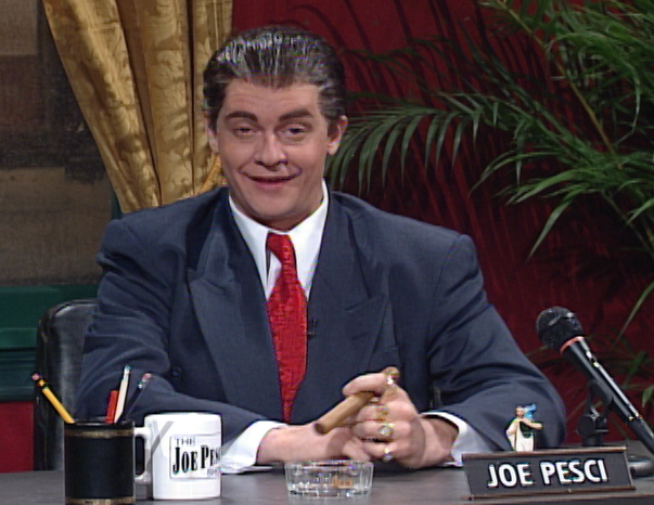 Jim as Joe Pesci on the Joe Pesci Show