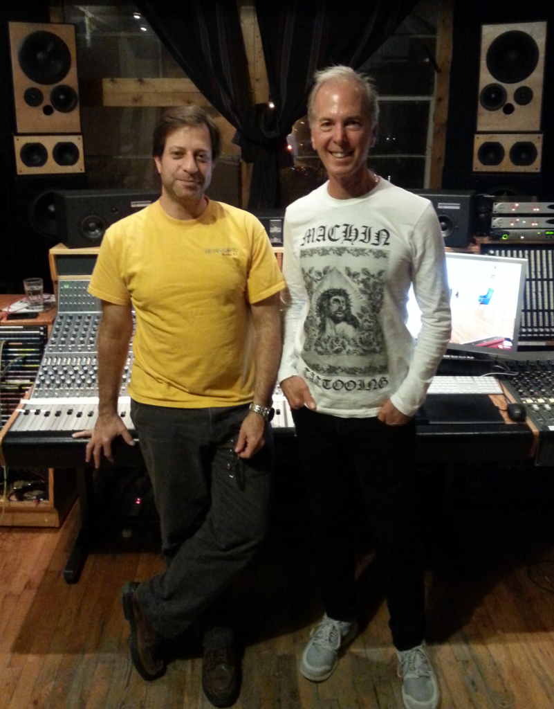 Pete and Michael on the final night of Mixing.