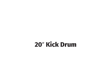 20 kick drum