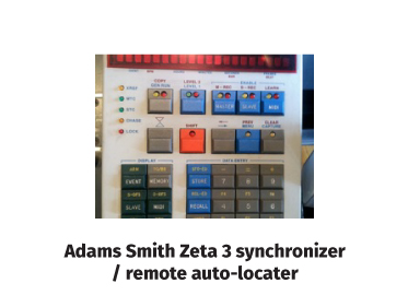 Adams Smith Zeta 3 synchronizer/remote auto-locator