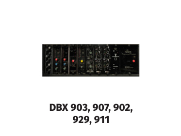 DBX 903, 907, 902, 929, 911