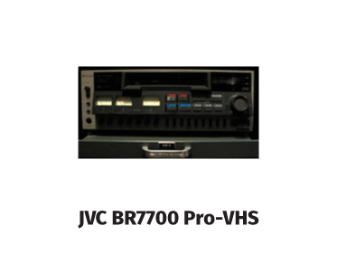 JVC BR7700 Pro-VHS