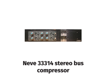 neve 33314 stereo bus compressor